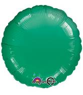 18" Green Circle Anagram Brand Balloon