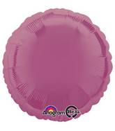 18" Metallic Lavender Circle Anagram Brand Balloon