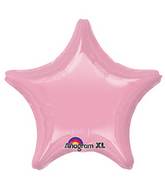 18" Iridescent Pearl Pink Decorator Star Anagram Brand Balloon