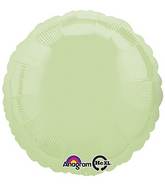 18" Leaf Green Decorator Circle Anagram Brand Balloon