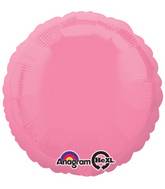 18" Bright Bubble Gum Pink Decorator Circle Anagram Brand Balloon