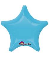 18" Caribbean Blue Decorator Star Anagram Brand Balloon