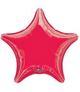 18" Red Star Anagram Brand Balloon