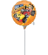 9" Airfill Only Mickey Roadster Get Set Go Balloon