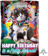 17" Avanti Happy Birthday Party Animal Balloon