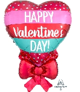 29" Happy Valentine's Day Tiny Hearts & Bow Balloon
