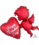 30" Red Cupid Balloon