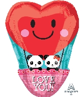 17" Panda Love Balloon
