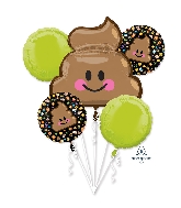 Bouquet LOL Emoticon Balloon Poop
