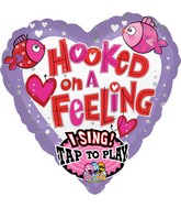 29" Singing Hooked on You Valentine Balloon