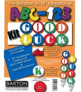 18" ABC-123 Kit "Good Luck" Multi-coloured Balloon