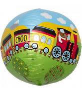 17" Choo Choo Train Sphere Foil Balloon