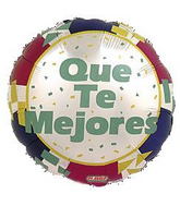 9" Airfill Que Te mejores Bright Lights Balloon (Spanish)
