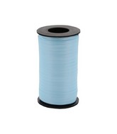 3/16" Poly Curling Ribbed Ribbon Baby Blue