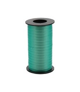 3/16" Poly Curling Ribbed Ribbon Emerald