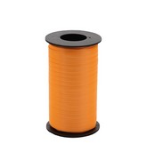 3/16" Poly Curling Ribbed Ribbon Tropical Orange
