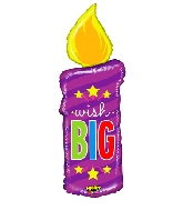 41" Mighty Bright Shape Mighty Birthday Candle Balloon