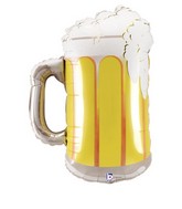 34" Foil Frosty Beer Mug Balloon
