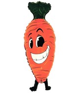 39" Foil Shape Carrot Vegetable Balloon