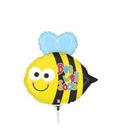 14" Airfill Only Mini Air Shape Get Well Bee Balloon