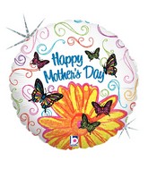 36" Holographic Balloon Pop Art Mother's Day