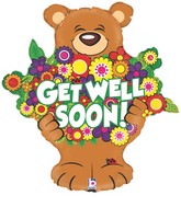 26" Foil Shape Balloon Beary Big Bunch Get Well