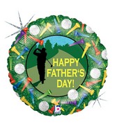 18" Father's Day Golf Border