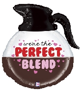 26" Clear Shape Perfect Blend Coffee Balloon