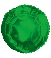4" Airfill Only Green Circle Balloon