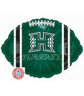 18" Collegiate Football University Of Hawaii
