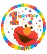 18" Sesame Street 1st Birthday Balloon