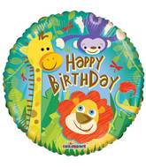 18" Birthday Jungle Balloon