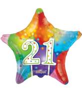 18" 21st Candles Balloon