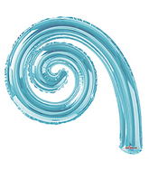 14" Airfill Only Kurly Spiral Light Blue