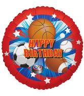 18" Birthday Sports Balloon