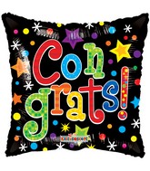 18" Colorful Congrats Gellibean Balloon