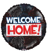 18" Welcome Home Fireworks Balloon