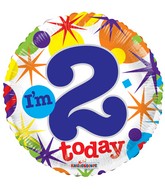 18" I'm 2 Today Balloon