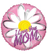 18" I Love You Mom Daisy Balloon