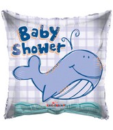 18" Baby Shower Whale Balloon