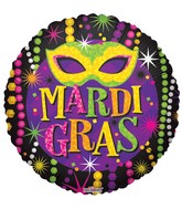 18" Mardi Gras Balloon