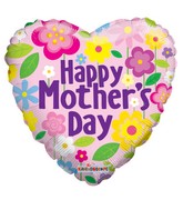 18" Mother's Day Flowers Balloon