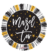 18" Mazel Tov Stars Balloon