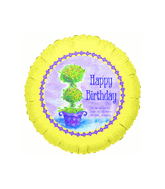 9" Airfill Only Birthday Joshua 24:15 Religious Balloon