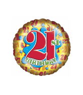 18" 21st Birthday Splash
