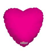 4" Airfill Only Hot Pink Heart Balloon