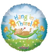 4" Airfill Only Hang In There Balloon