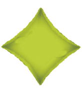 21" Solid Diamond Lime Green Brand Convergram Balloon