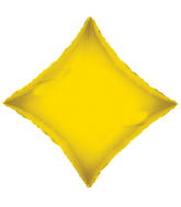21" Solid Diamond Yellow Opaque