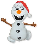 34" Snowman Foil Balloon